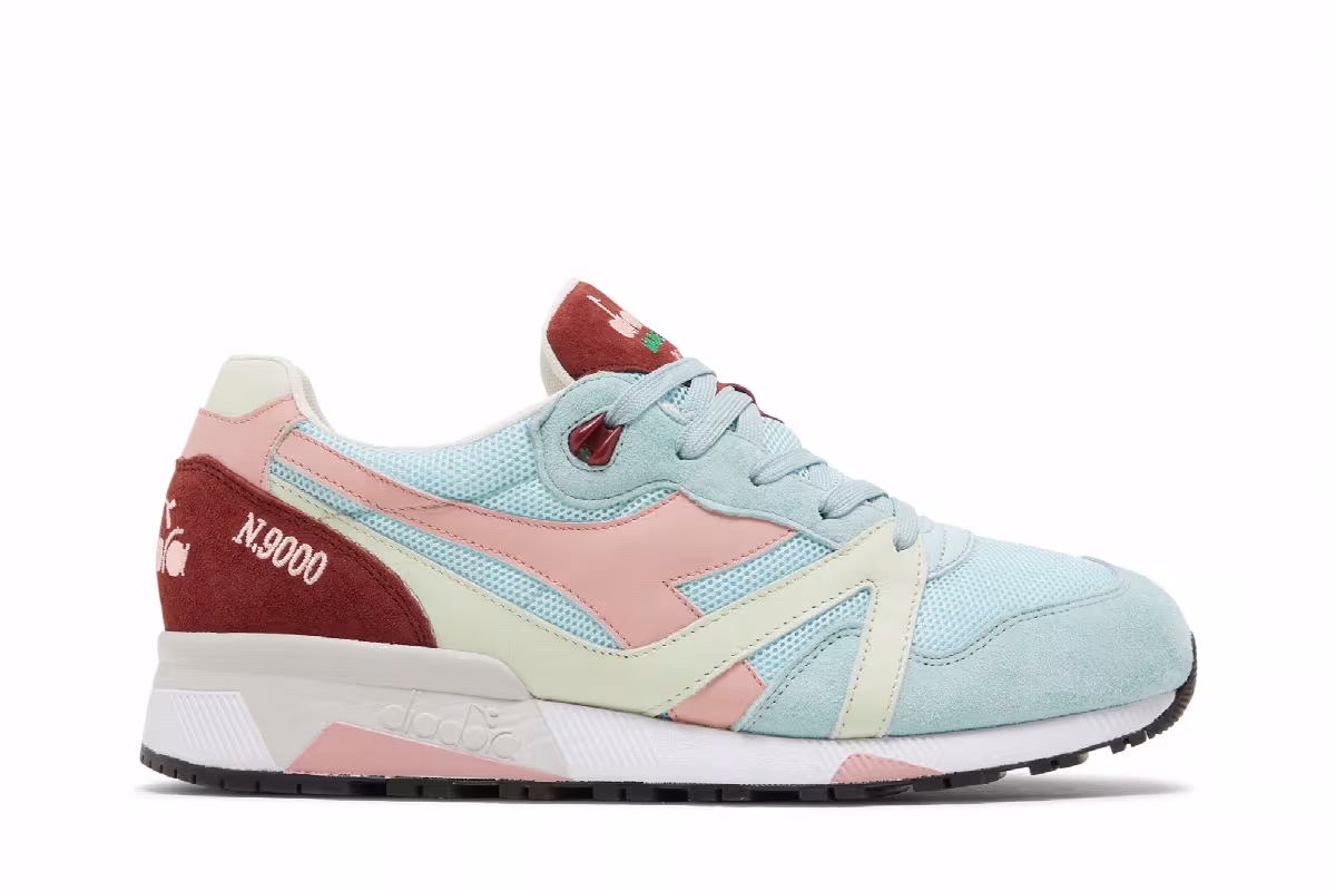 Diadora N9000 Made in Italy Sky Blue Clear Water, view 2