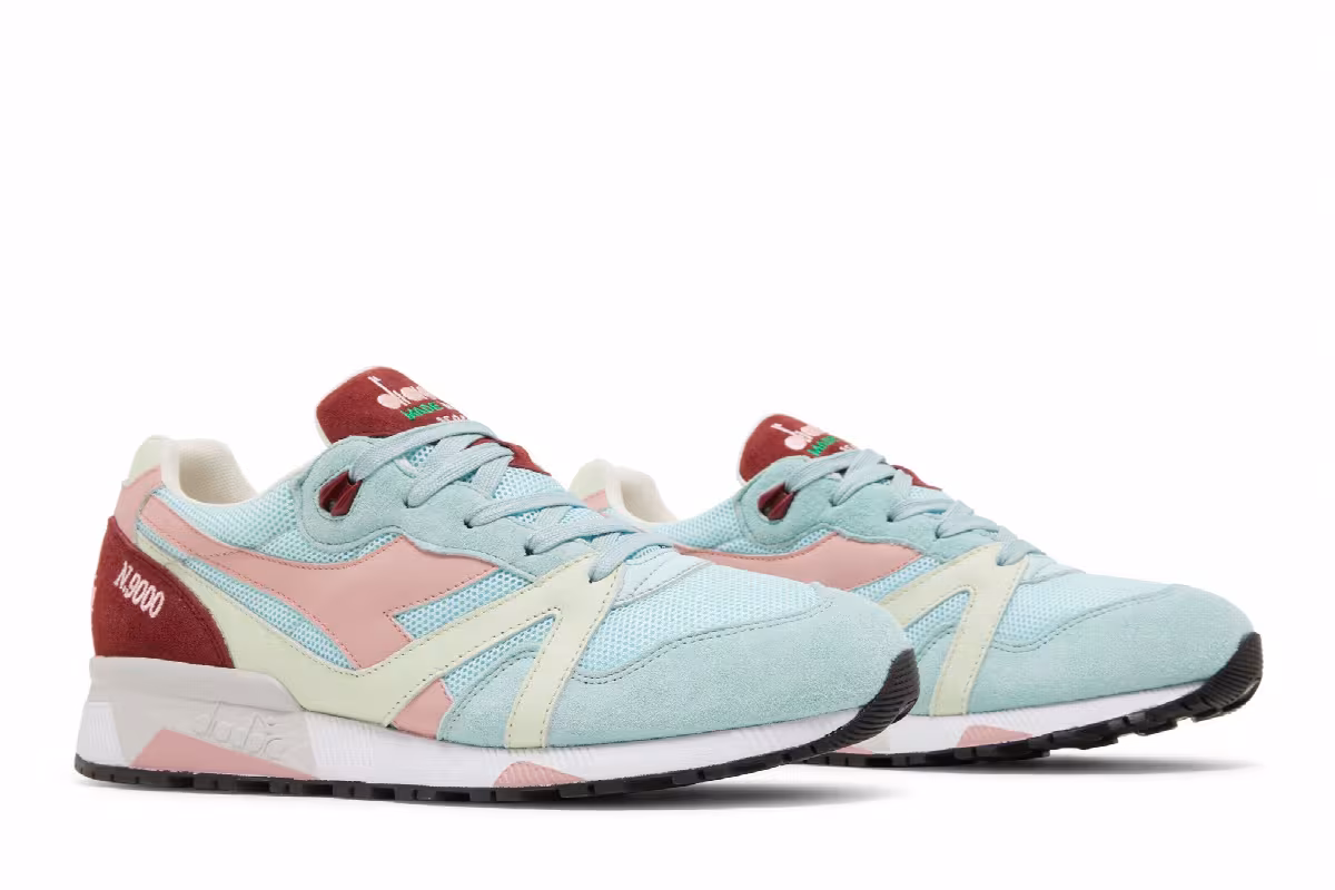 Diadora N9000 Made in Italy Sky Blue Clear Water, view 9