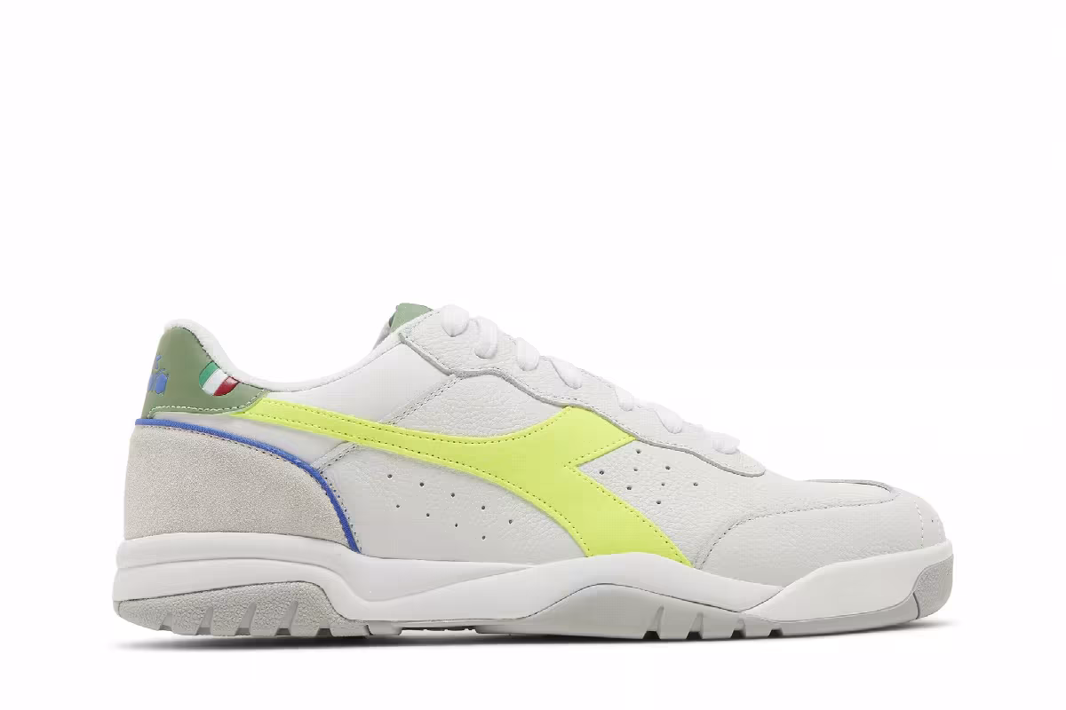 Diadora Maverick Ball White Acid Green, view 2
