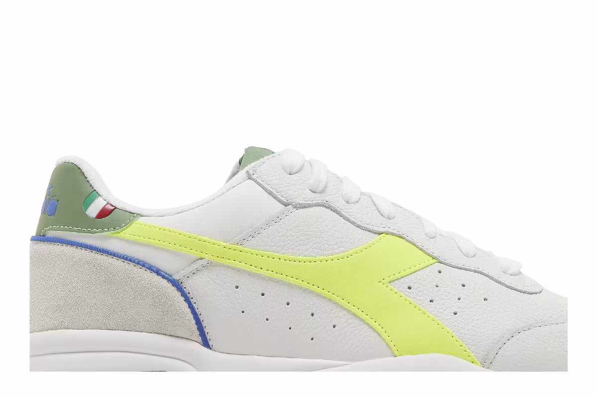 Diadora Maverick Ball White Acid Green, view 3