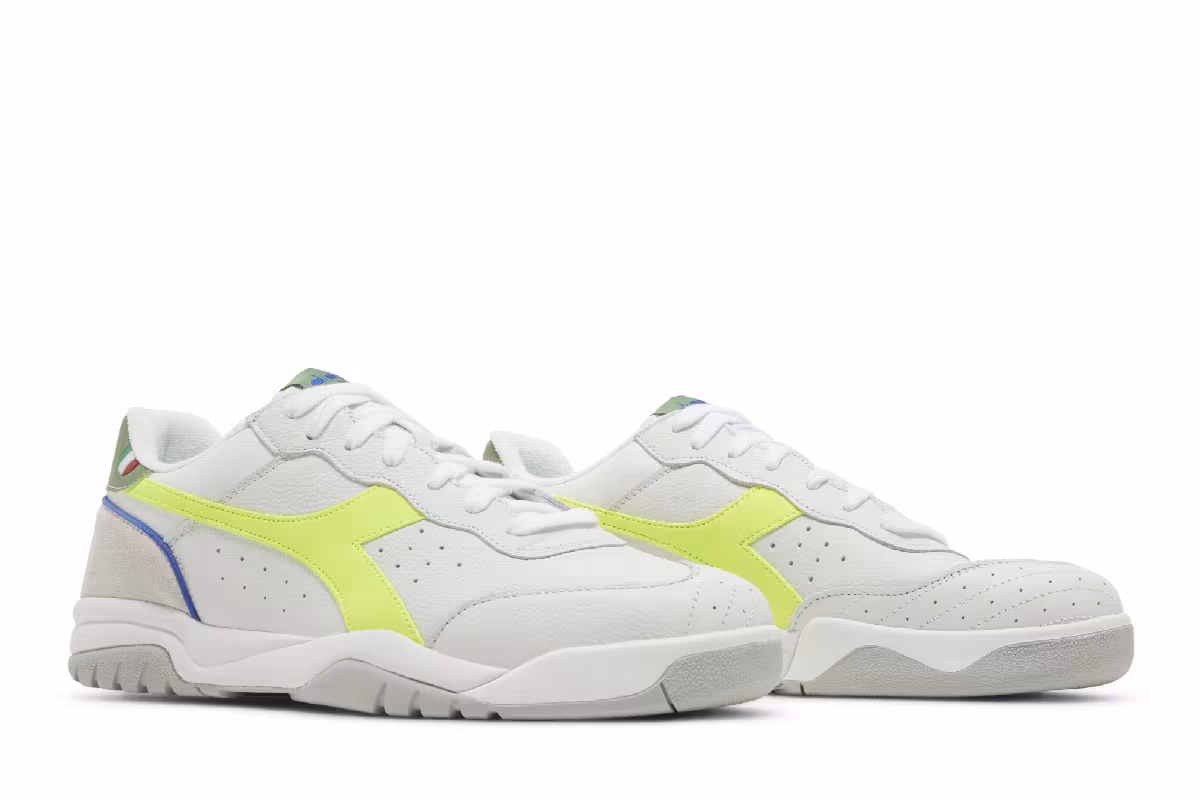 Diadora Maverick Ball White Acid Green, view 9