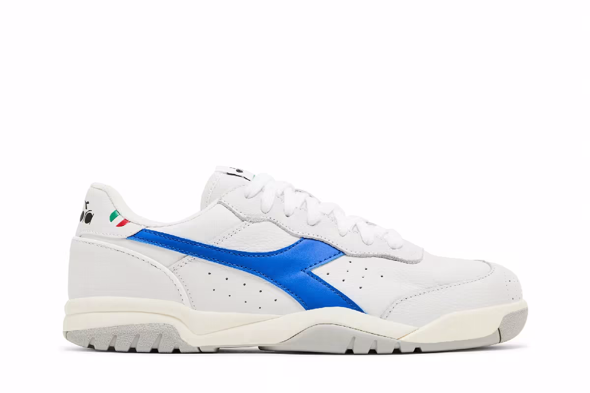 Diadora Maverick H.O.C. White Dark Royal, view 2