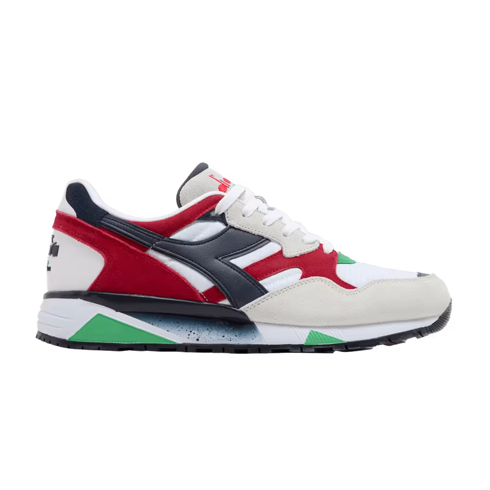 Diadora N9002 White Blue Red