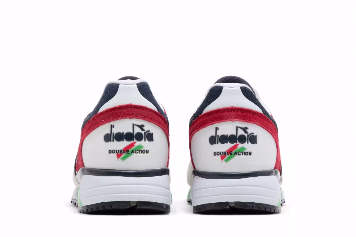 Diadora N9002 White Blue Red, view 7