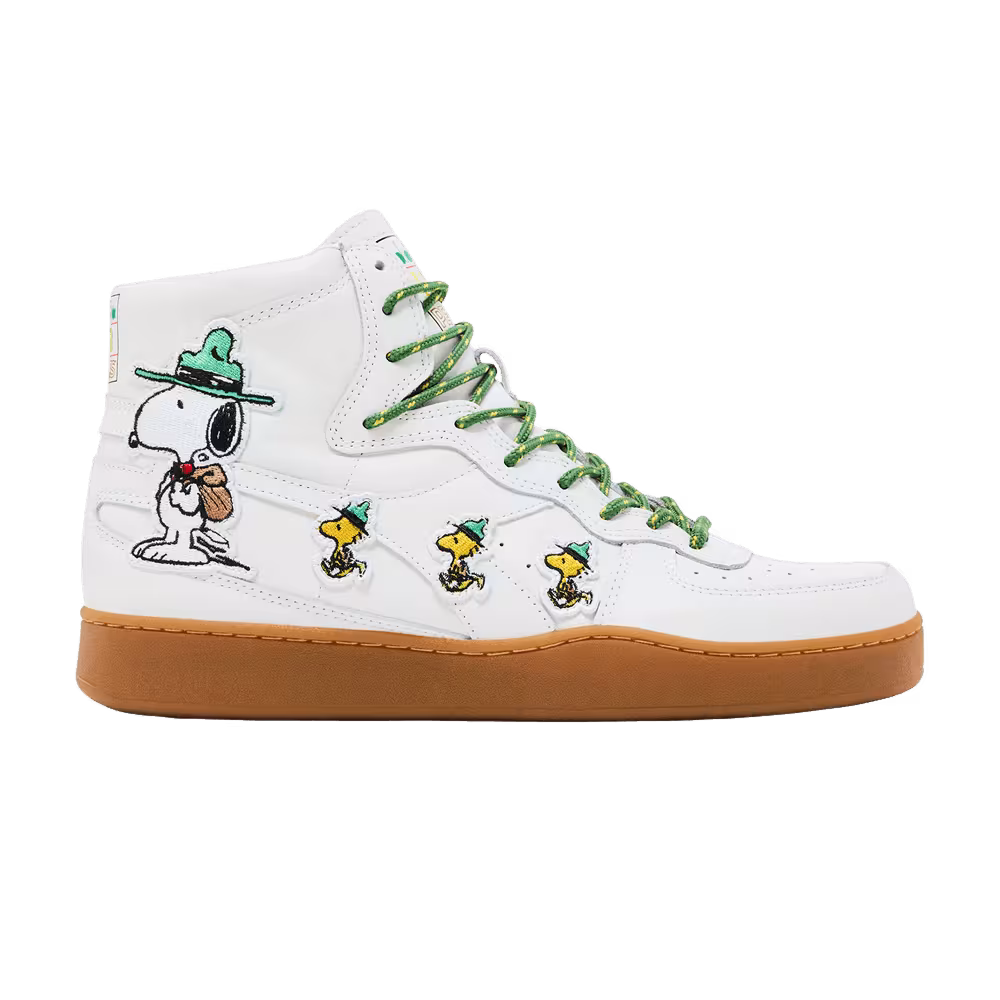 LC23 x Peanuts x Diadora Mi Basket Snoopy & Woodstock