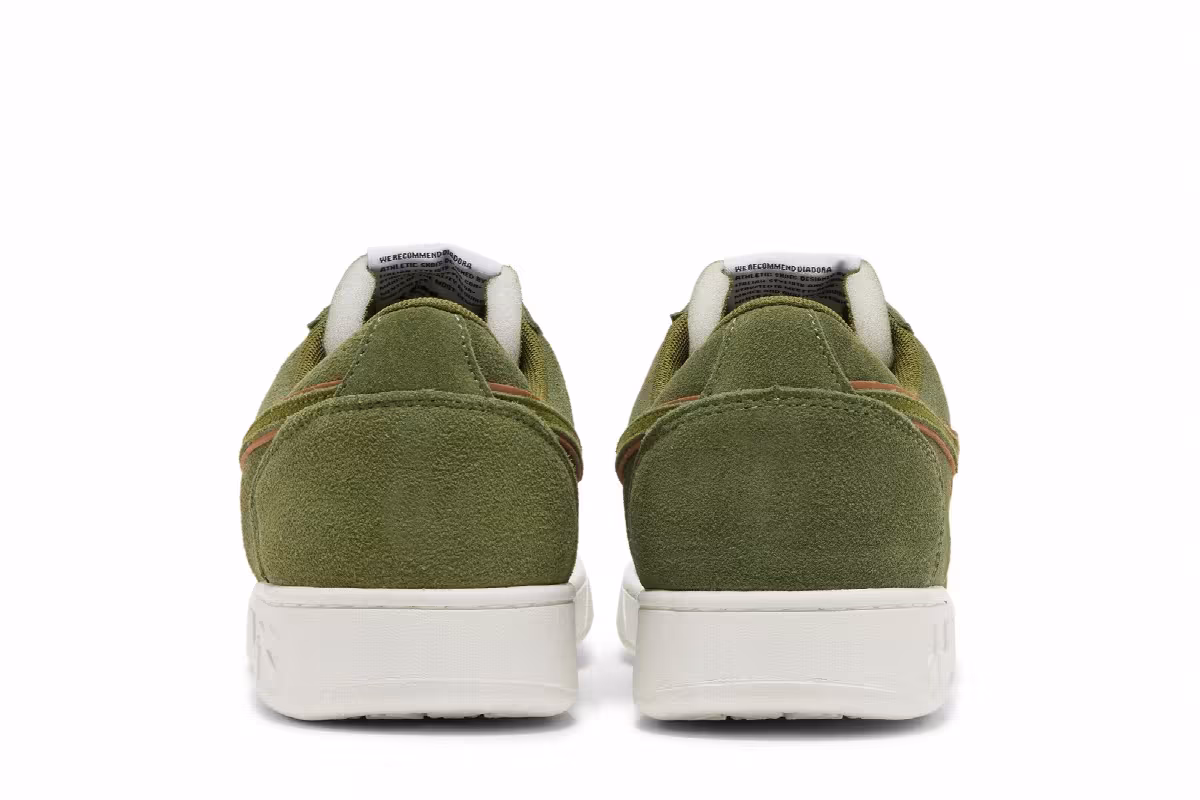 Diadora Magic Basket Low Calliste Green Moth, view 7