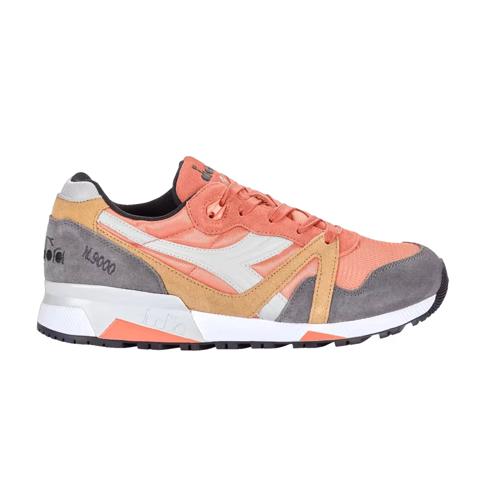 Diadora N9000 Nylon Coral Steel Grey
