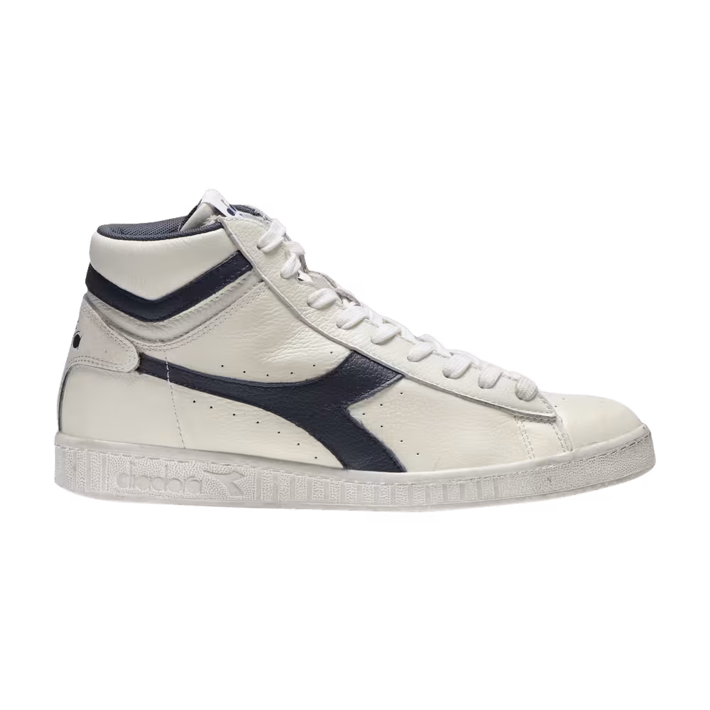 Diadora Game L High Waxed White Blue Caspian Sea