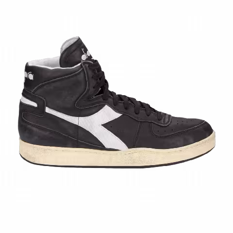 Diadora Mi Basket Used 'Black White'