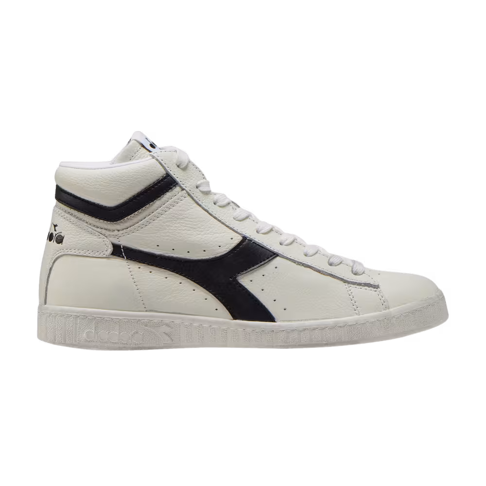 Diadora Game L High Waxed White Black