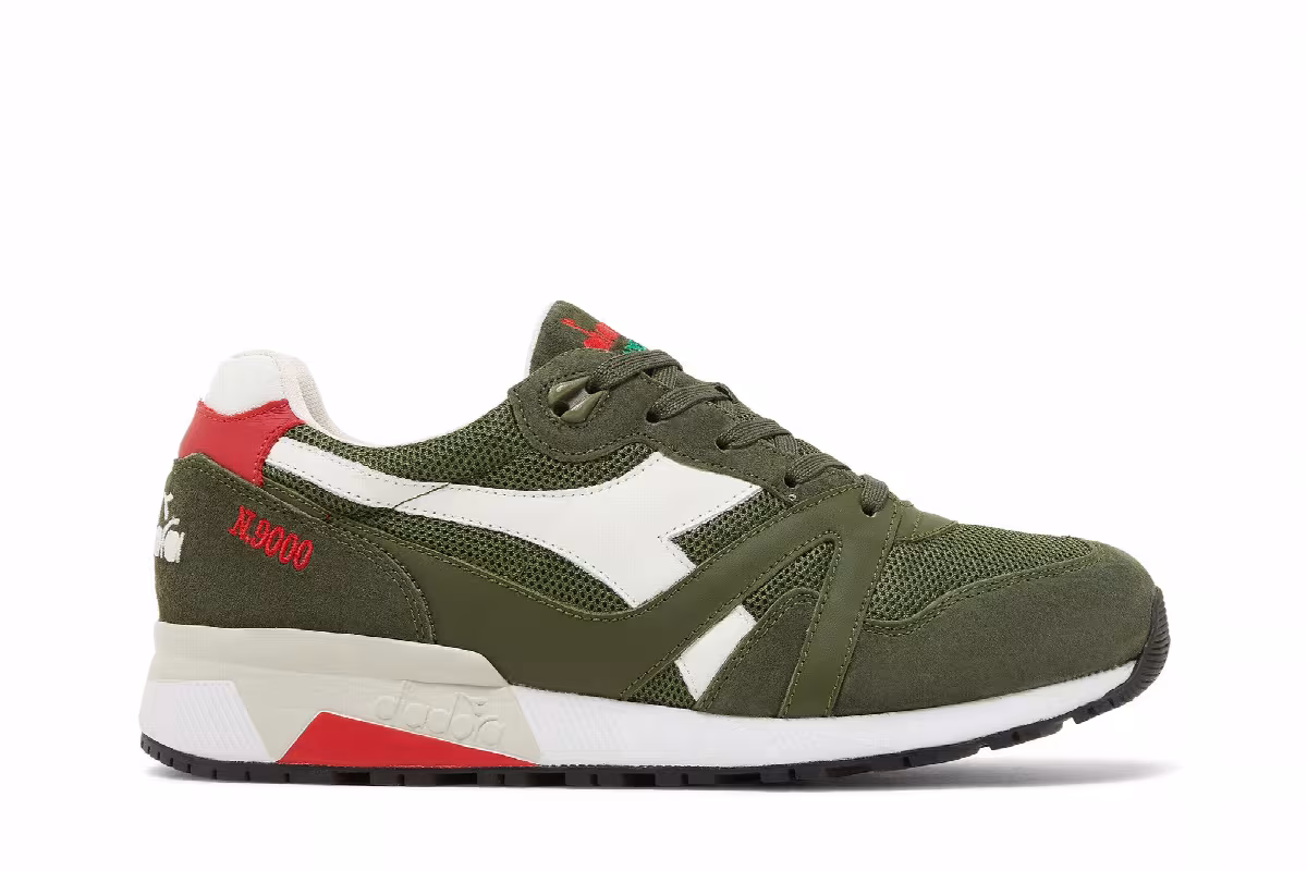Diadora N9000 Made in Italy Green Rifle, view 2