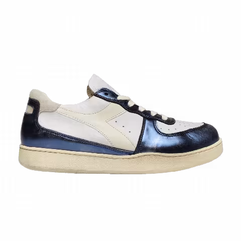 Diadora Mi Basket Low 'Metallic Dirty - White Twilight Blue'