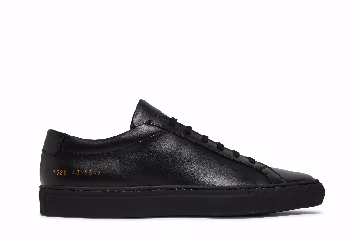Common Projects Achilles Low Black, view 2