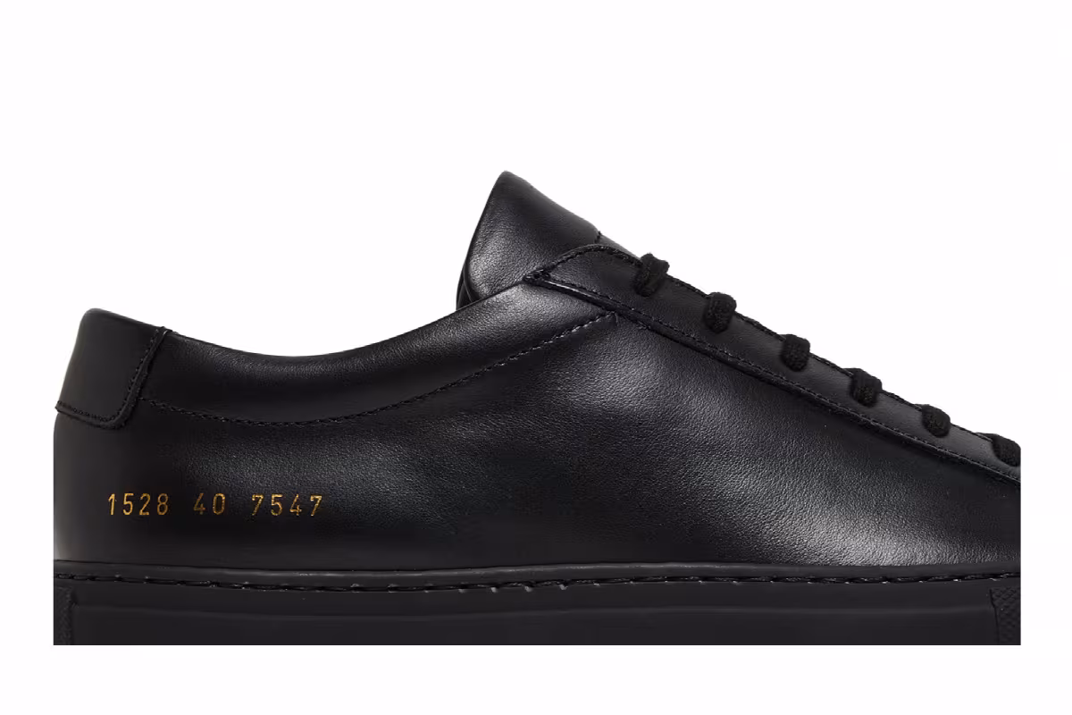 Common Projects Achilles Low Black, view 3