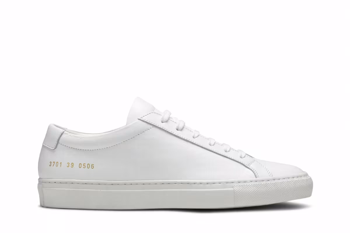Common Projects Women's Achilles Low White, view 2