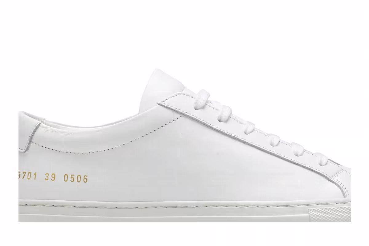 Common Projects Women's Achilles Low White, view 3