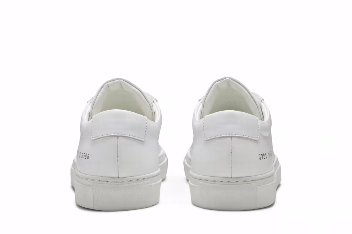Common Projects Women's Achilles Low White, view 7