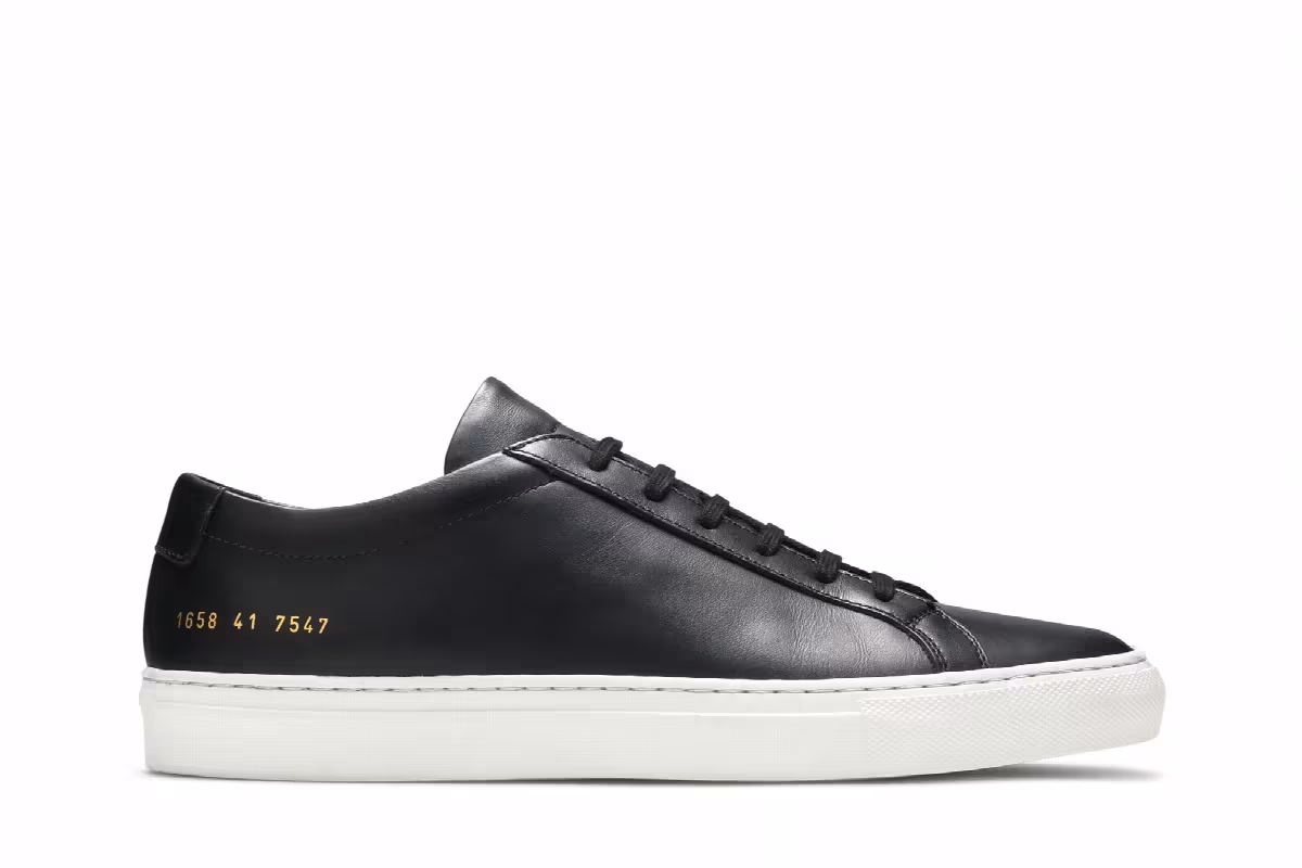 Common Projects Achilles Low Black, view 2