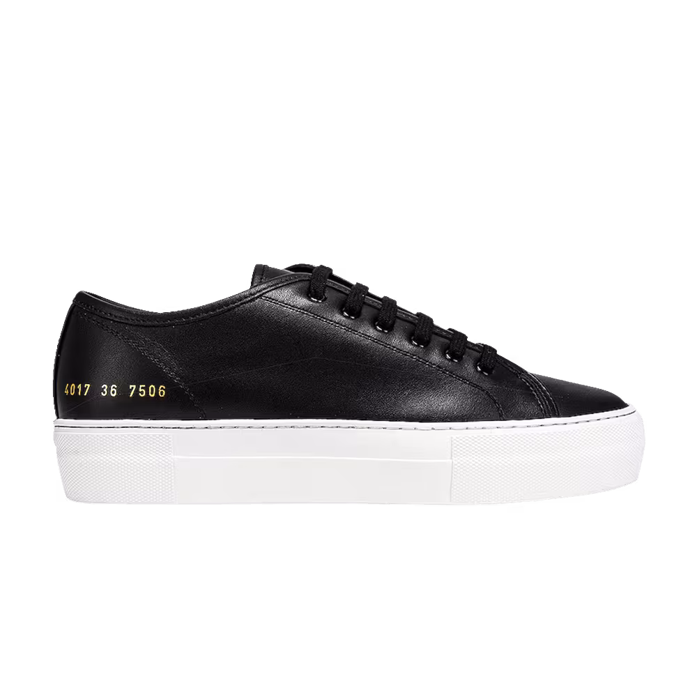 Common Projects Women's Tournament Low Super Sole - Black White