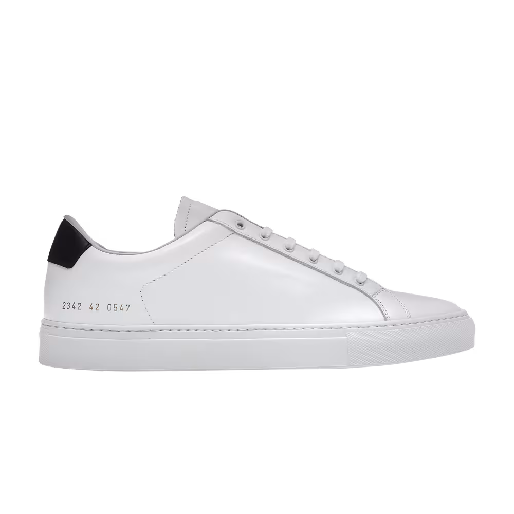Common Projects Low White Black