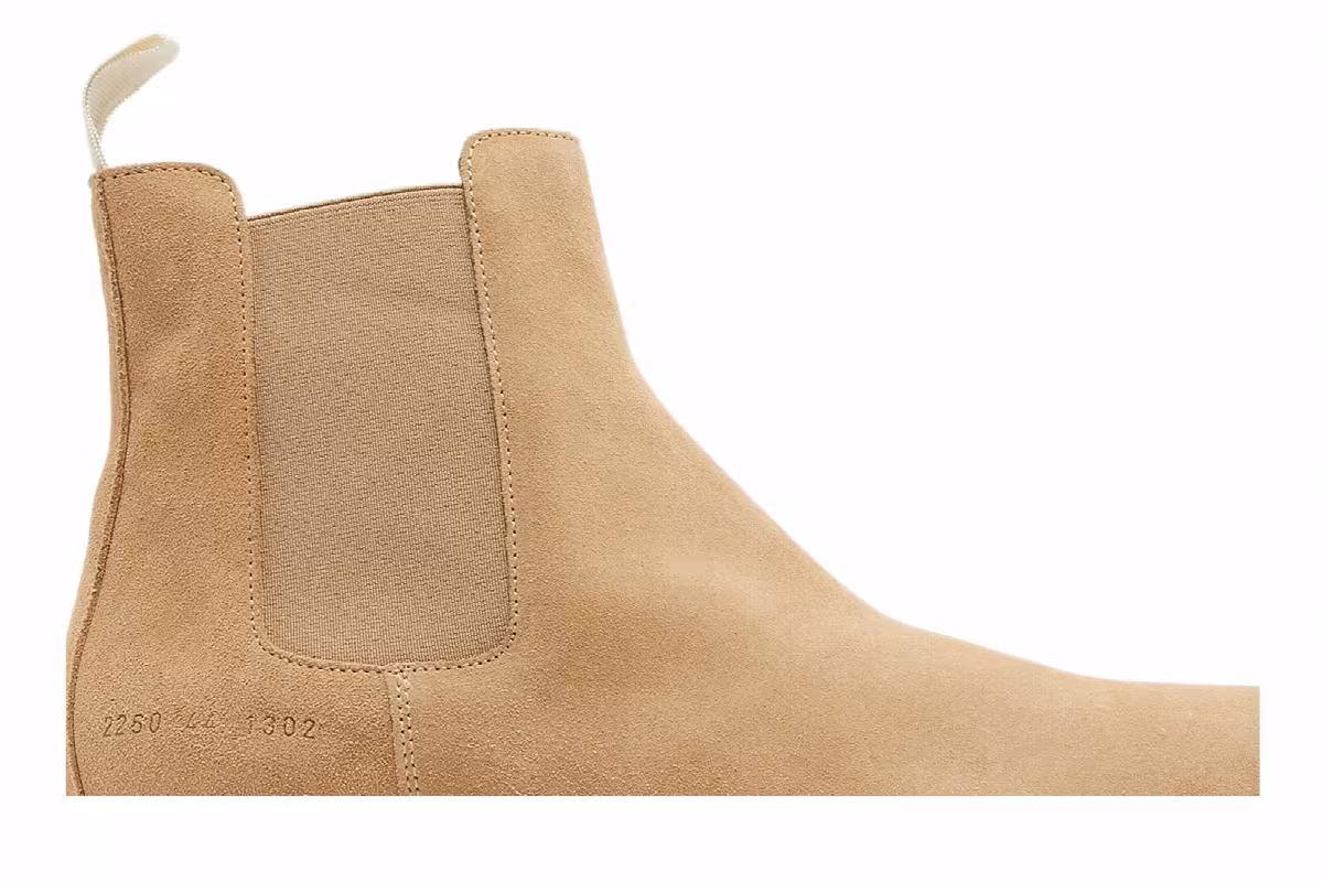 Common Projects Chelsea Boot Suede Tan, view 3