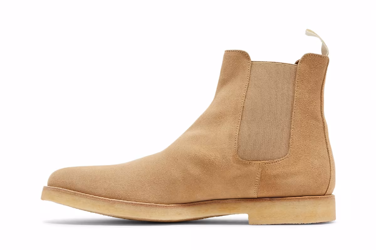 Common Projects Chelsea Boot Suede Tan, view 4