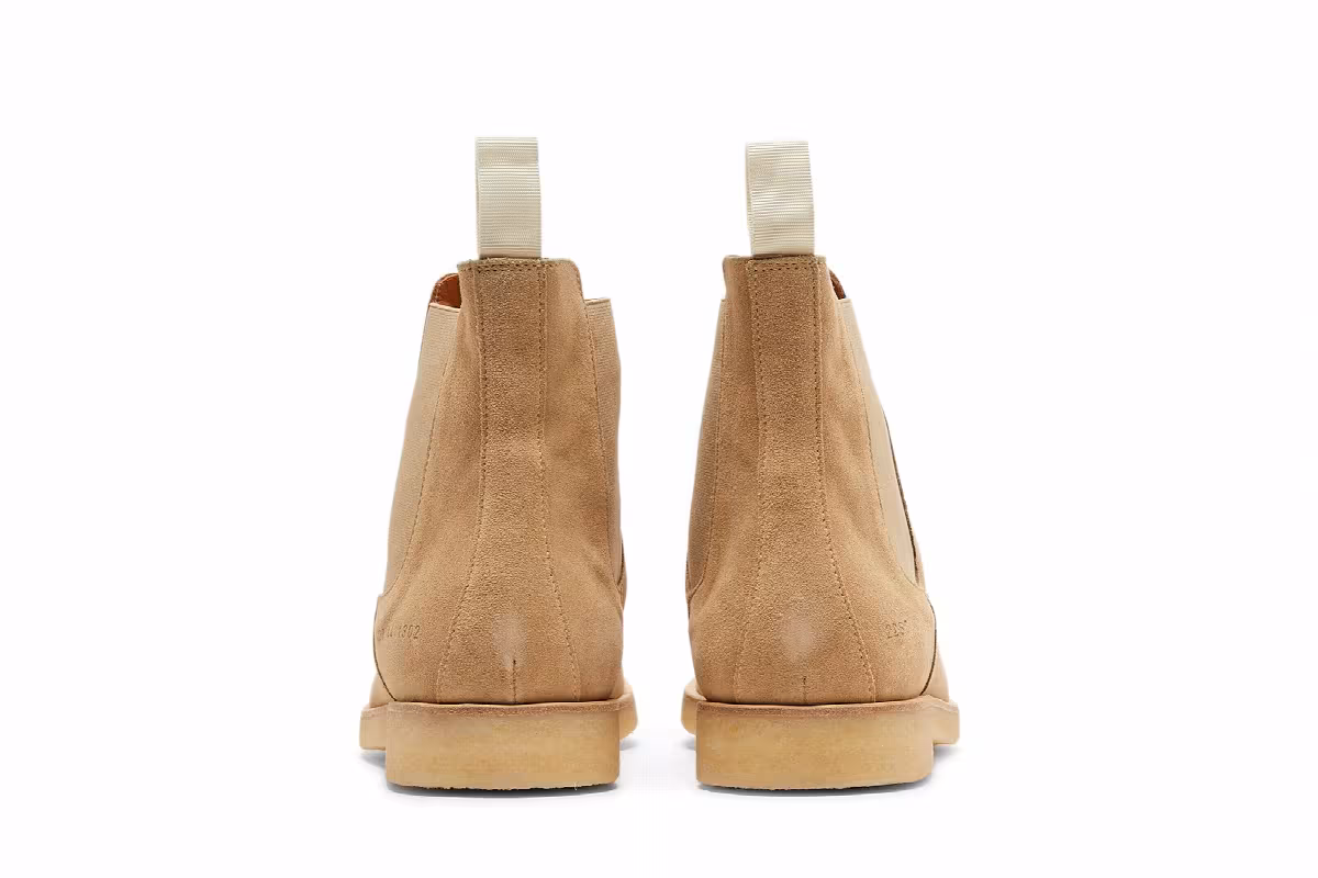 Common Projects Chelsea Boot Suede Tan, view 7