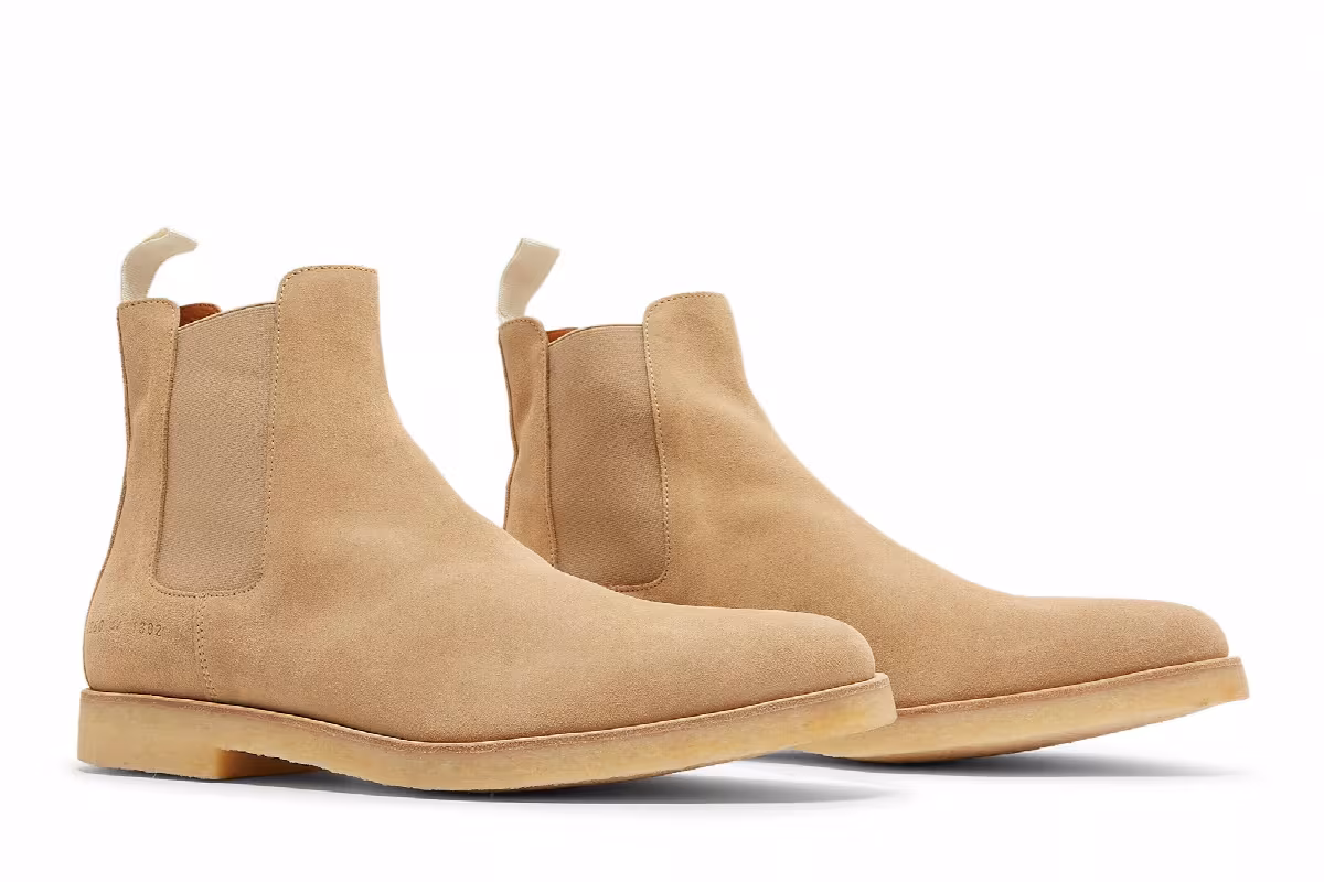 Common Projects Chelsea Boot Suede Tan, view 9