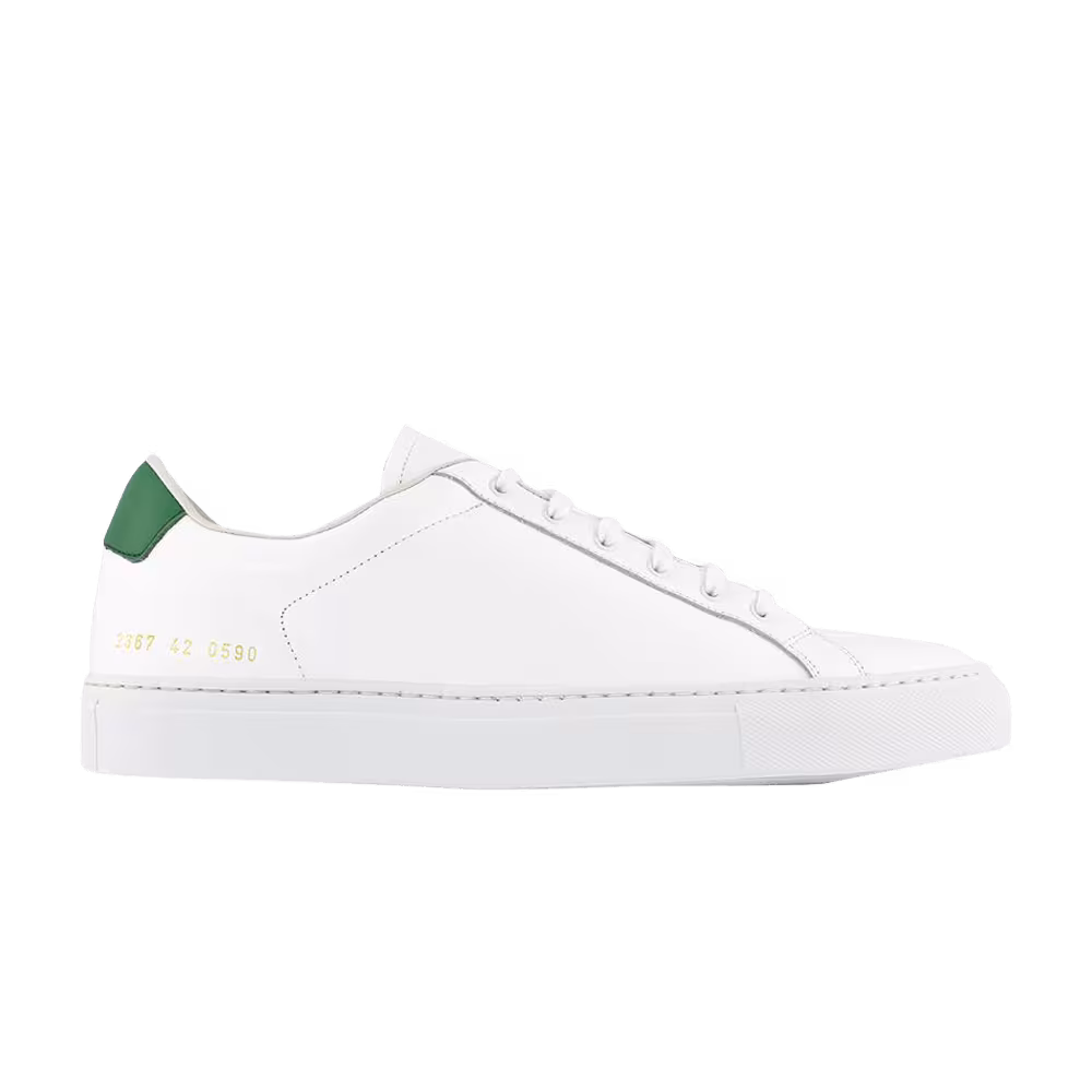 Common Projects Low White Green