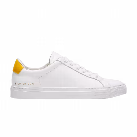 Common Projects Wmns Retro Low 'White Yellow'