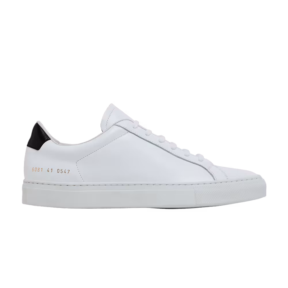 Common Projects Women's Low White Black 2023