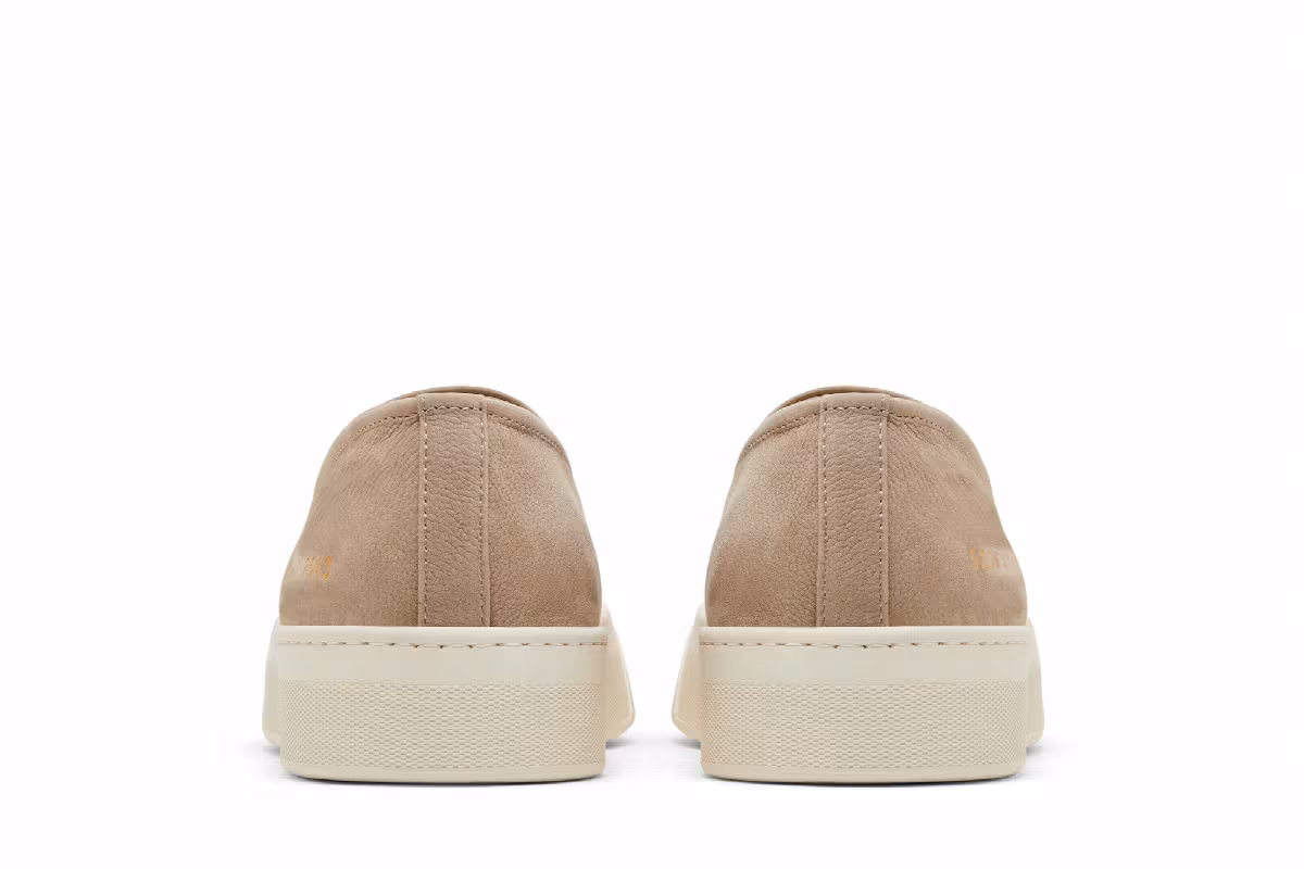Common Projects Bumpy Nubuck Slip-On Grey, view 7