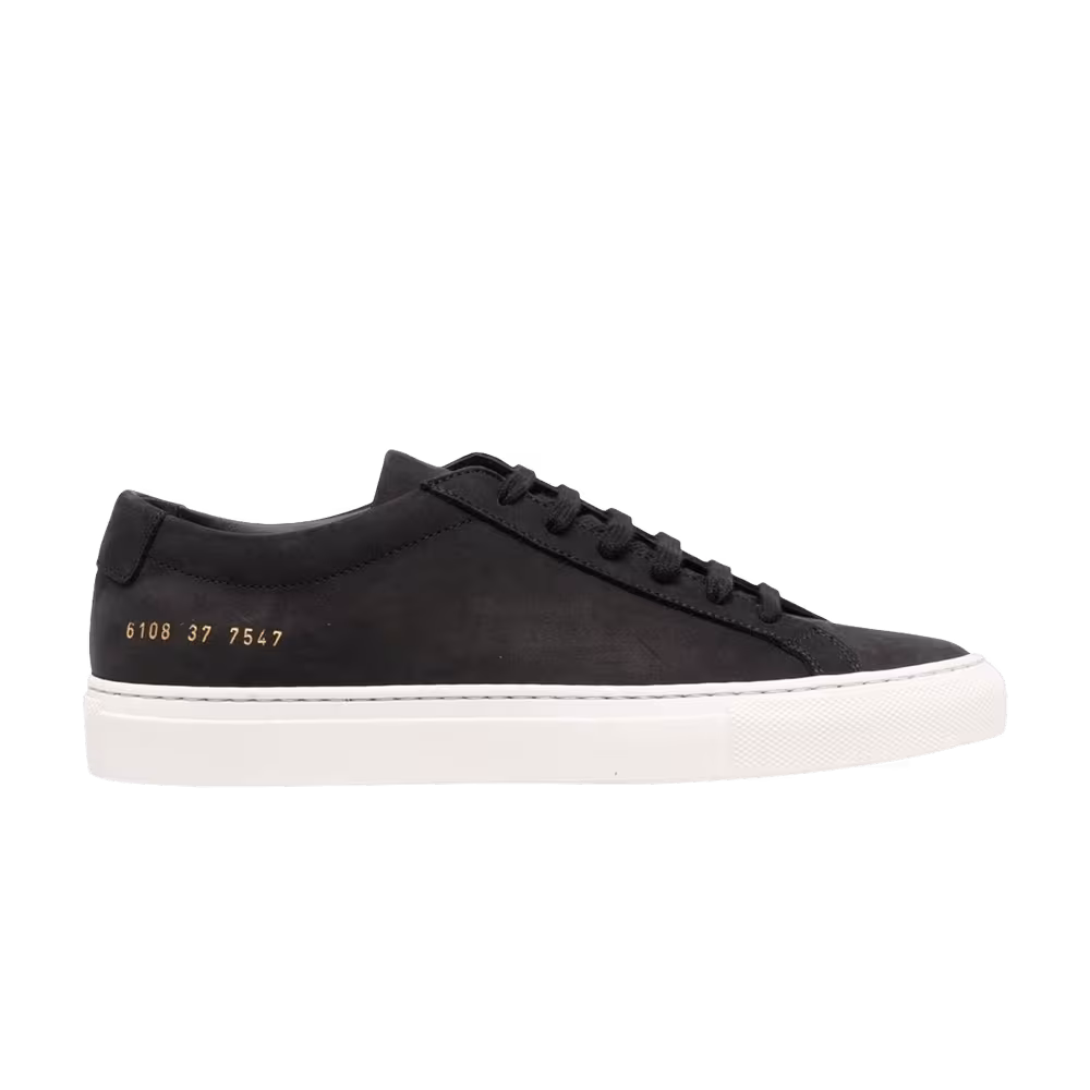 Common Projects Women's Achilles Low Black Nubuck