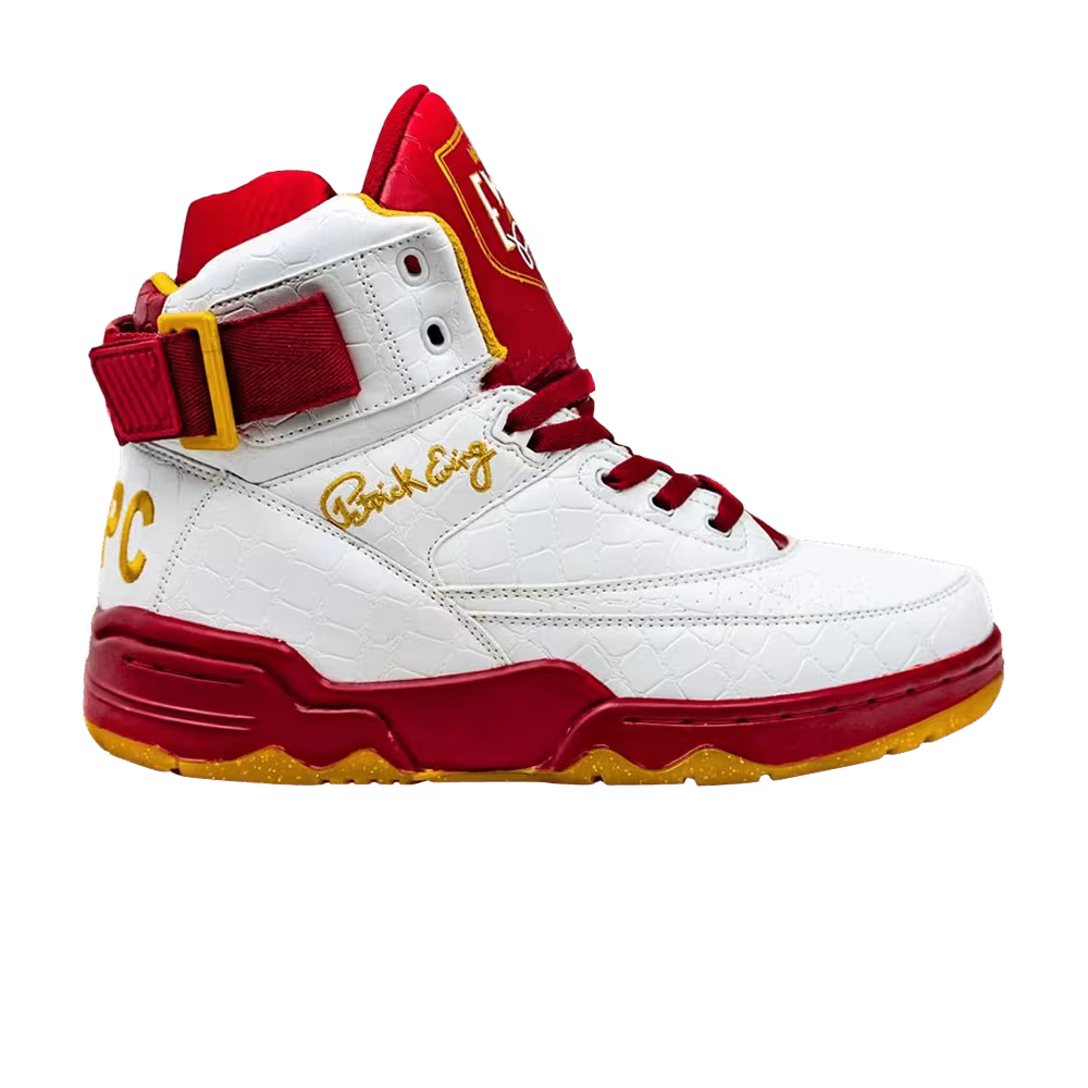 Pimp C x Ewing 33 Hi White Biking Red Gold