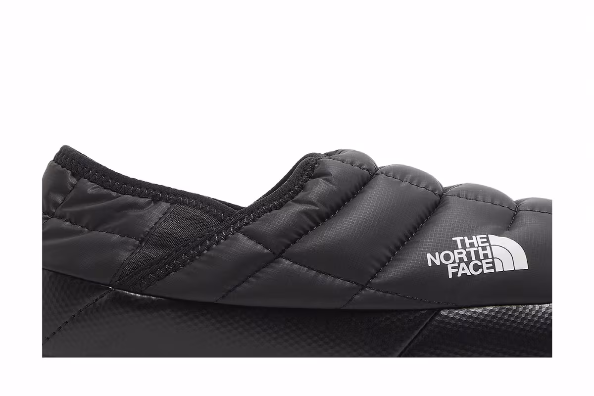 The North Face Thermoball Traction Mule Black White, view 3