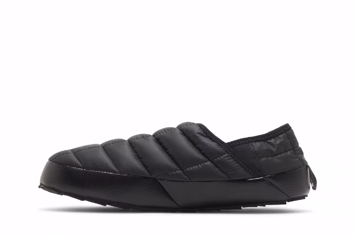 The North Face Thermoball Traction Mule Black White, view 4