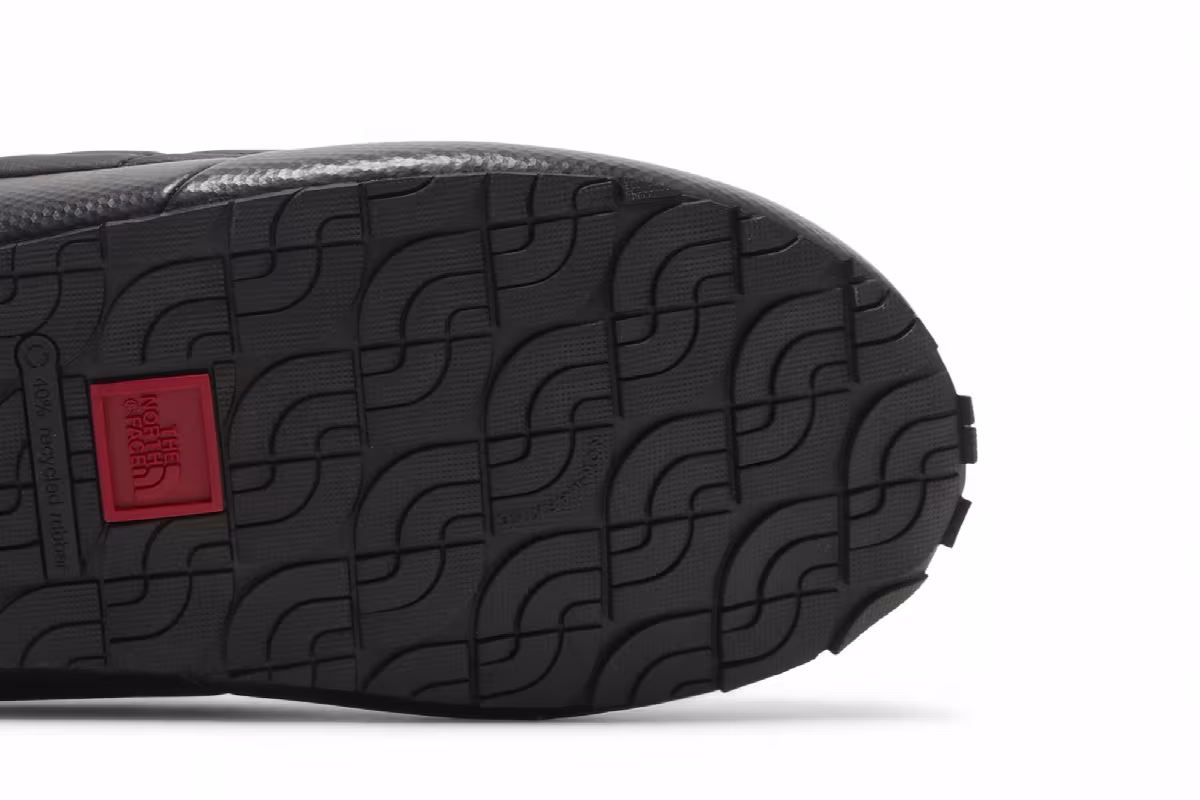 The North Face Thermoball Traction Mule Black White, view 6