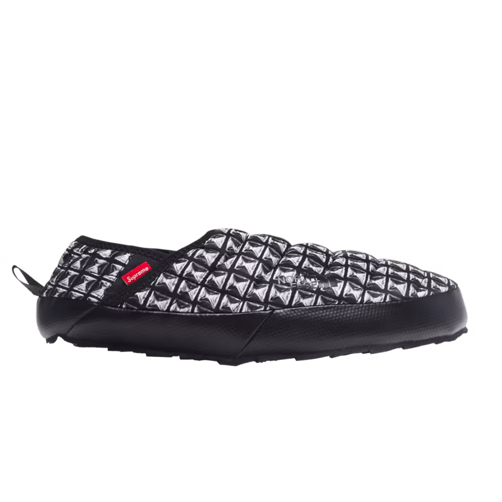 Supreme x The North Face Traction Mule Black Studded Print
