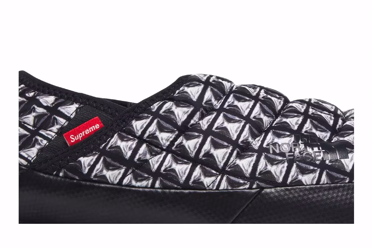 Supreme x The North Face Traction Mule Black Studded Print, view 3