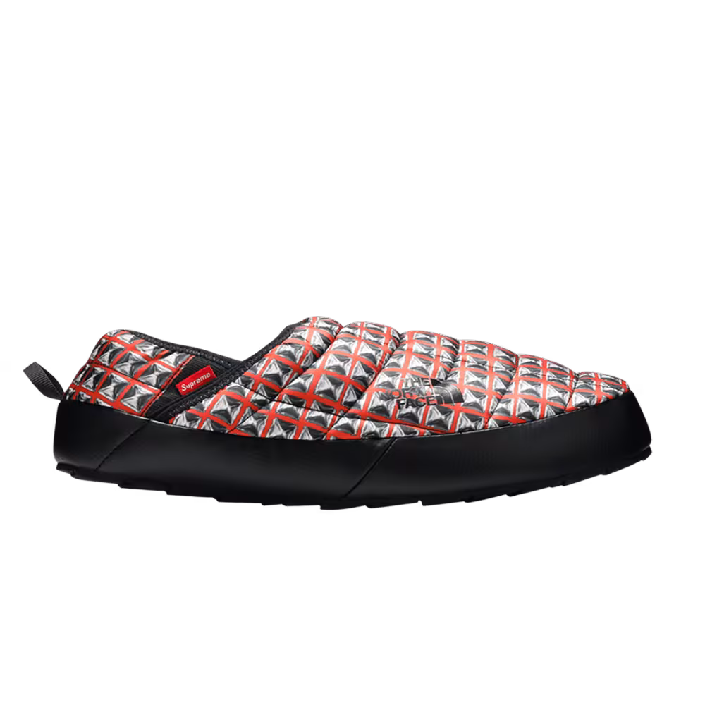 Supreme x The North Face Traction Mule Red Studded Print
