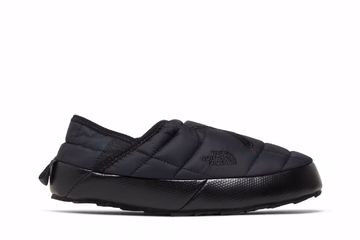 The North Face KAWS x Women's ThermoBall Traction Mule VS Black, view 2