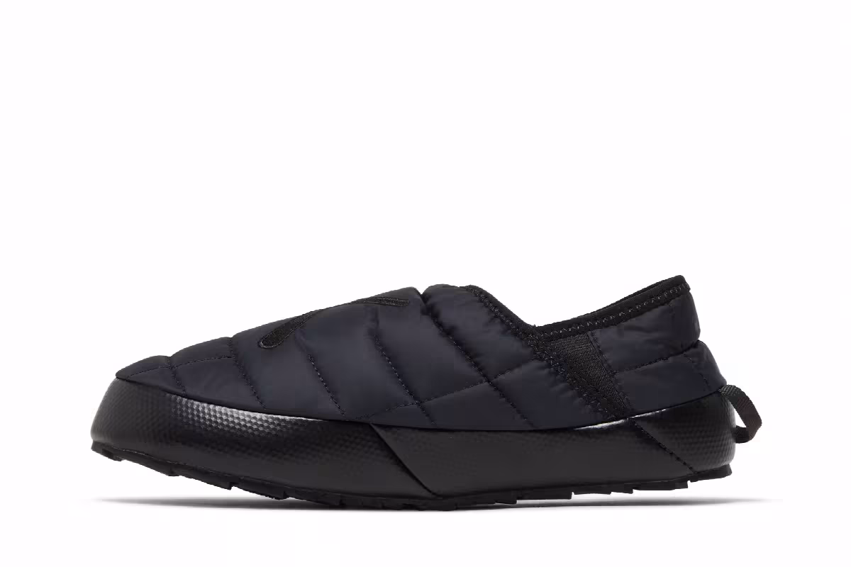 The North Face KAWS x Women's ThermoBall Traction Mule VS Black, view 4