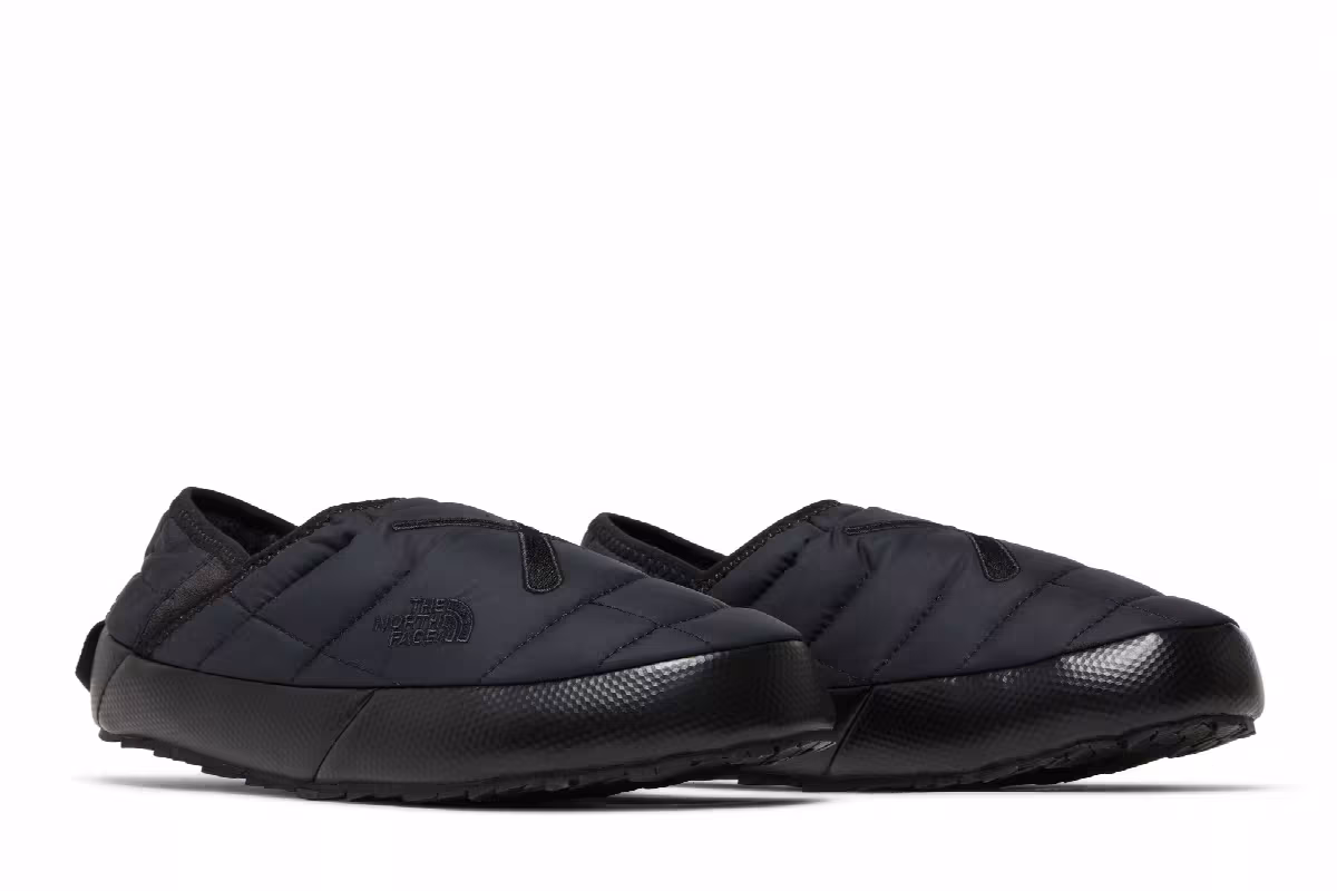 The North Face KAWS x Women's ThermoBall Traction Mule VS Black, view 9