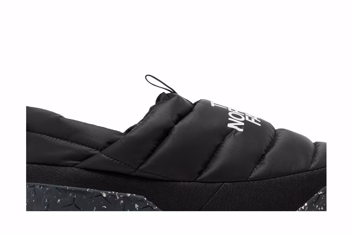 The North Face Nuptse Mule Black White Speckled, view 3