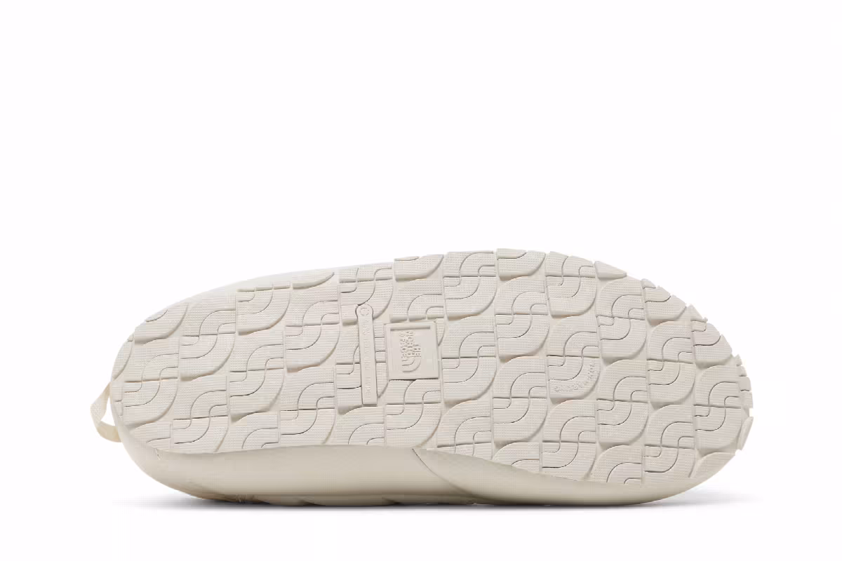 KAWS x The North Face ThermoBall Traction Mule VS Moonlight Ivory Orange, view 5