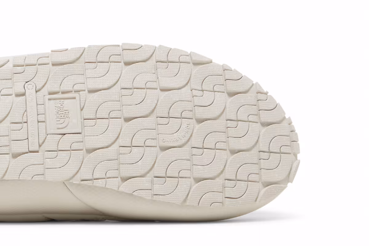 KAWS x The North Face ThermoBall Traction Mule VS Moonlight Ivory Orange, view 6