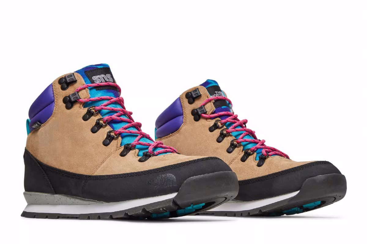 SNS x The North Face Back To Berkeley Moab Khaki Purple, view 9