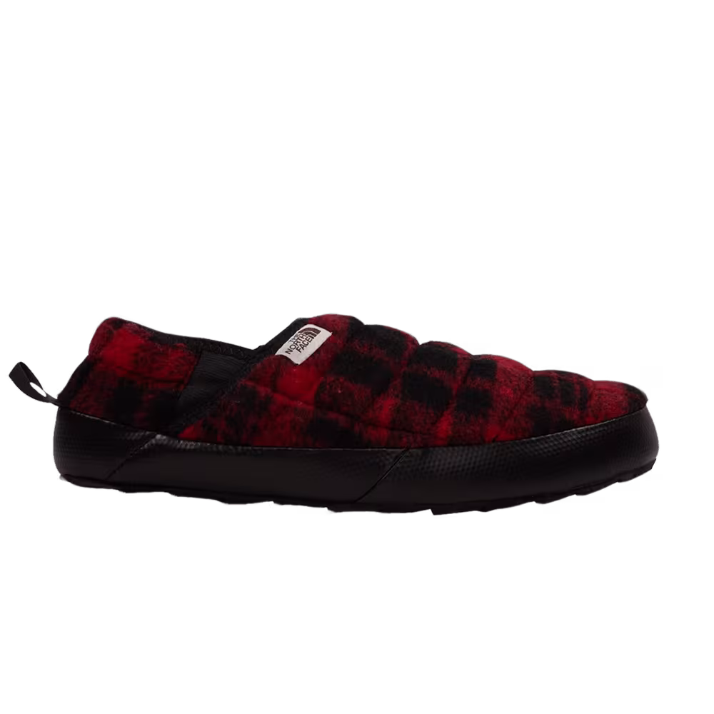 The North Face Thermoball Traction Mule 5 Brown Label - Red Plaid