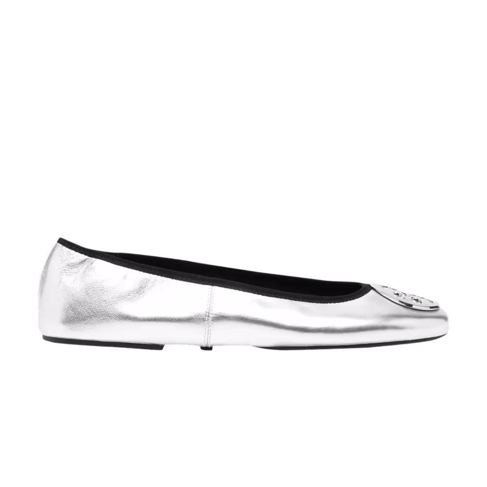 Tory Burch Women's Reva Travel Ballet Silver
