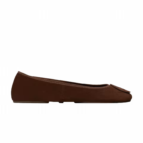 Tory Burch Wmns Reva Travel Ballet s 'Dark Cocoa'